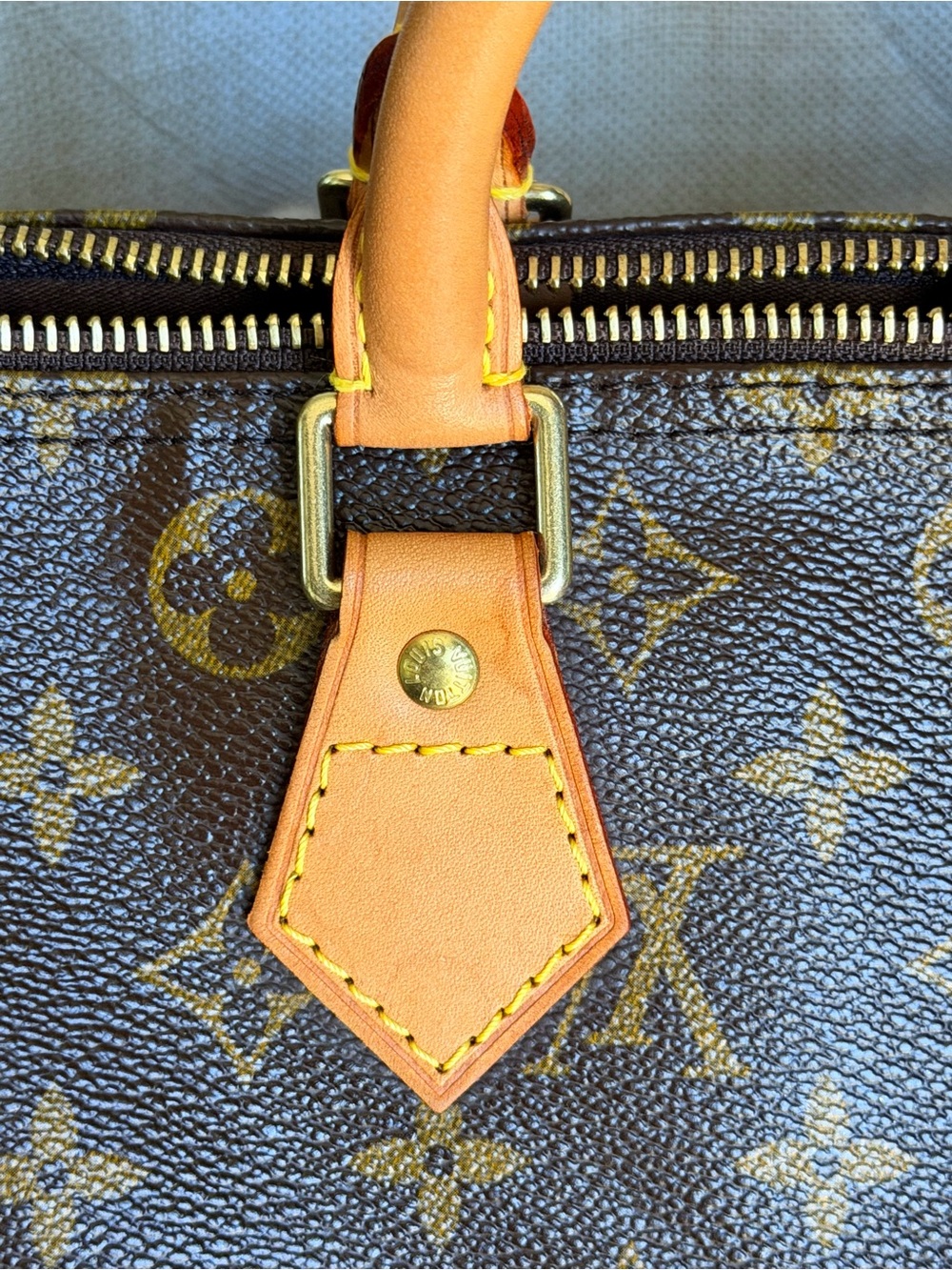 Louis Vuitton Speedy 30 Classic Monogram Canvas Tote Bag Excellent Condition - Picture 11 of 11